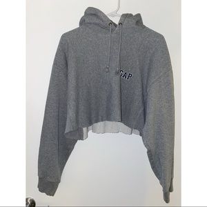Self made cropped GAP hoodie